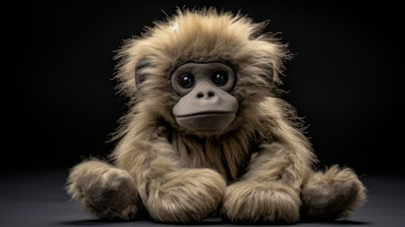 a stunningly detailed and ultra-realistic stuffed animal is showcased in this mesmerizing photograph. shot on a 25mm lens with a depth of field and tilt blur, the image captures the intricate details of the toy. the lighting, including half rear lighting and backlight, creates a dramatic and elegant ambiance. with its hyper maximalist and insanely detailed features, this photograph is a true masterpiece of photography.の素材