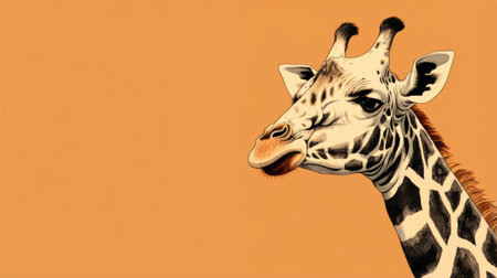 zappa cartoons animal, a minimalist ink wash style 3d rendering, is showcased on an orange background. this photorealistic wildlife art piece captures the essence of gond art and showcases intense close-ups. with an impressive 8k resolution, this artwork is a creative commons attribution and draws inspiration from the art of the ivory coast. ai generatedの素材