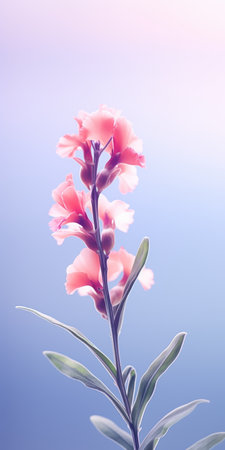 pink flowers bloom vibrantly against a lush green backdrop in this stunning photo. rendered in cinema4d, the image showcases realistic blue skies and delicate materials. with a luminescent color scheme, this uhd image captures the beauty of nature through brushwork exploration. zbrush techniques bring depth and detail to the flowers, creating a captivating visual experience. ai generatedの素材