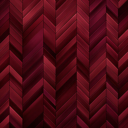 red herringbone pattern abstract vector wallpaper background featuring a stylish combination of dark magenta and light bronze. the design showcases varying wood grains, a sleek metallic finish, chromatic sculptural slabs, luminous shadows, and tonal variations in color. limited color range adds to the overall aesthetic appeal. ai generatedの素材