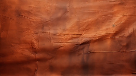 a dark yellow colored background with rusting lining, reminiscent of australian landscapes. the crumpled texture adds a touch of terracotta and light red, while white accents create a smooth surface. the shadowy intensity enhances the organic material, merging natural elements with artistic flair. ai generatedの素材