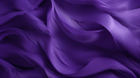 a stunning purple waterfall wallpaper featuring intricate feather-like details and layered gestures. the artwork, inspired by the style of yanjun cheng, showcases graceful curves and textured, abstract forms. the vibrant purple leaves add a touch of natural beauty to the overall composition. this piece is a perfect blend of detailed feather rendering, focus stacking, and fine feather details. ai generatedの素材