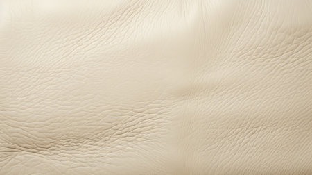 white leather texture background in the style of elke vogelsang. this background features a beige and amber color palette, inspired by the works of louis comfort tiffany and jessie arms botke. with its gesture-driven design and realistic hyper-detailing, this texture adds a touch of elegance and sophistication to any project. ai generatedの素材