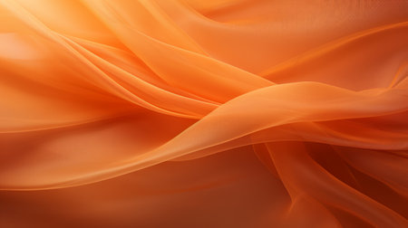 an orange texture or background wallpaper with a flowing fabric style, created by olivier valsecchi. this digitally enhanced image has a transparent and translucent medium, creating a soft and dreamy atmosphere. influenced by zen buddhism, this uhd image is visually captivating. ai generatedの素材