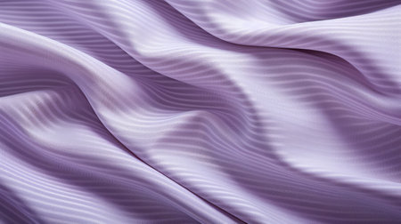 silk background stock photo image 16959987 features a luxurious fabric in the style of light violet and white. the design showcases wavy lines and organic shapes, creating a visually appealing texture. this photo draws inspiration from artists such as haroon mirza, miki asai, and gabriele viertel, who are known for their innovative use of fabrics. ai generatedの素材