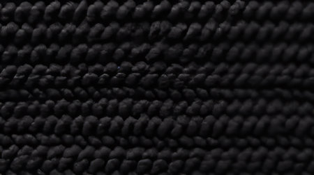 small black knits standing on a background, showcasing 8k resolution, complex texture, dutch realism, fiberpunk elements, precise nautical detail, and a softly organic, texture-based aesthetic. ai generatedの素材