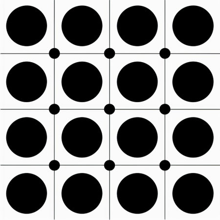 a black and white free coloring sheet download featuring dots within dots. this precisionist style artwork showcases dark black and light azure colors, with mathematical structures and bold shadows. the creative commons attribution allows for sharing and adaptation. the tagging-like marks add a unique touch to this solapunk-inspired design. ai generatedの素材