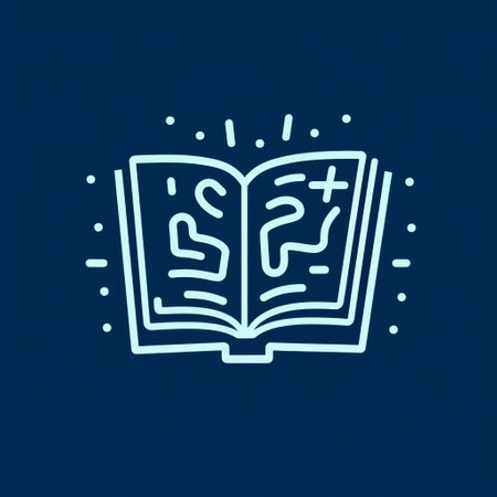 an inline textbook book is showcased on a vibrant blue background, adorned with arrows and ample space. the design is reminiscent of woodcut and linocut art, featuring a unique squiggly line style. the illustrations draw inspiration from the mysterious and intricate visuals found in the necronomicon. additionally, social media icons, animated gifs, glowing neon elements, and cross-hatching techniques add a modern touch to the composition.の素材