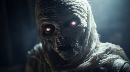 a frostpunk character, alienated and cold, is captured in cinematic lighting. the shallow depth of field emphasizes their strong facial expression. the realistic depiction of light, enhanced by lens flares from the zeiss milvus 25mm f/1.4 ze lens, adds intensity to the scene. ai generatedの素材