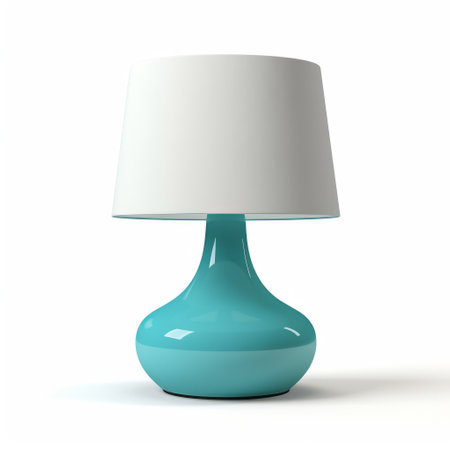 turquoise acrylic lights on surface in porcelain style with high-key lighting. simplified colors and realistic rendering create a jazzy interior. rounded object with flattering lighting. keywords: turquoise, acrylic, lights, porcelain, high-key lighting, simplified colors, realistic rendering, jazzy interiors, rounded, flattering lighting. ai generatedの素材