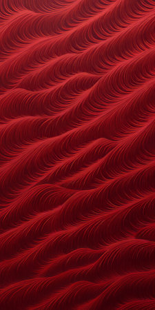 texture with wavy waves resembling detailed feather rendering, perfect for paper sculptures and generative art. this design is ideal for large canvases and carving projects, featuring repetition that adds depth and dimension. the resolution of this image is 3840x2160, ensuring high-quality results. keywords: texture, wavy waves, feather rendering, paper sculptures, generative art, large canvases, carving, repetition, 3840x2160. ai generatedの素材