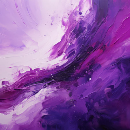 purple swirl abstract portrait painting by steve mccormack art captures fluid formations in a uhd image. emilia wilk's dark white and dark pink palette creates impressive skies with detailed texture, symbolic and vibrant. ai generatedの素材