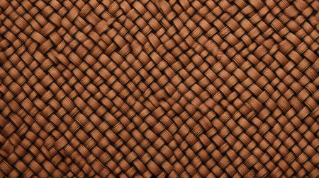 a brown leather chair background with intricate weaving, resembling the style of artists hyacinthe rigaud and govaert flinck. the aerial view captures the detailed texture of the chair's brown leather, giving it a terracotta-like appearance. the matte photo is high resolution, showcasing the fine craftsmanship and attention to detail. ai generatedの素材