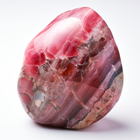 red jasper mineral: this photo showcases the stunning beauty of red jasper, a mineral known for its deep red color. the composition resembles a blend of light pink and dark aquamarine tones, reminiscent of artworks by tony orrico and patricia piccinini. the use of softbox lighting creates a gentle contrast between the light black and pink hues, adding a humble charm to the multi-layered textureの素材