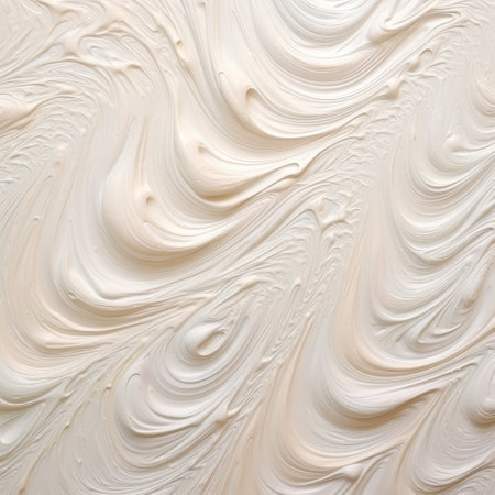 a high-resolution photo featuring a pure cream color palette with a textured appearance. the central focus of the image showcases intricate and faint irregular patterns, adding depth and visual interest. ai generatedの素材