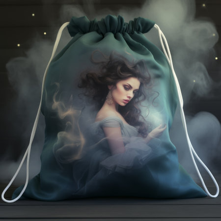 a chiffon bag, crafted with delicate fabric, exudes elegance and sophistication. its soft texture and lightweight design make it a perfect accessory for any occasion. with its spacious interior and stylish exterior, this chiffon bag combines fashion and functionality seamlessly. ideal for carrying essentials, this bag is a must-have for fashion-forward individuals. ai generatedの素材