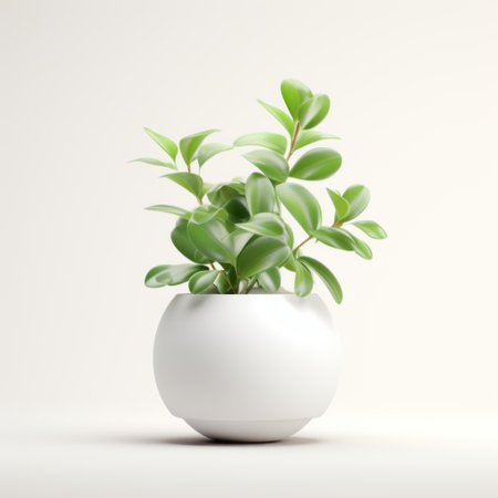 plant rendering using octane on a white background captures the lifelike essence of green foliage in a digital format. the detailed textures and realistic lighting showcase the natural beauty of the plant, allowing viewers to appreciate its intricate details. this 3d artwork is a stunning representation of nature brought to life through advanced rendering technology. ai generatedの素材