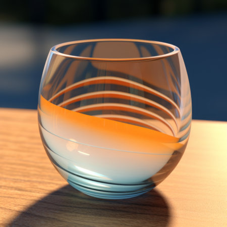 glass cup 3d model with egg slicer ar support in 19:6 aspect ratio. explore the detailed design and functionality of the glass cup and egg slicer combination in ar. experience the sleek edges and innovative features of this high-quality kitchen tool. perfect for virtual demonstrations and presentations. download now for a realistic kitchen experience. ai generatedの素材