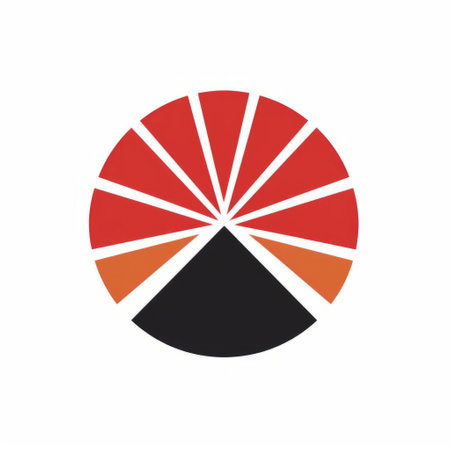 the logo features an abstract and minimalistic composition of an orange sun, incorporating red and black elements. inspired by engineering, construction, and design, the logo utilizes an earth tone color palette and draws inspiration from japanese traditional aesthetics. the use of mundane materials adds a unique touch to the design, while the cyclorama effect enhances its visual impact. ai generatedの素材