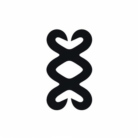 the b symbol, depicted in a generative art style, is showcased in this photo. created using rubber material, it incorporates elements inspired by papua new guinea art, minimalist figures, molecular structures, zigzags, and the work of a minimalist illustrator. ai generatedの素材