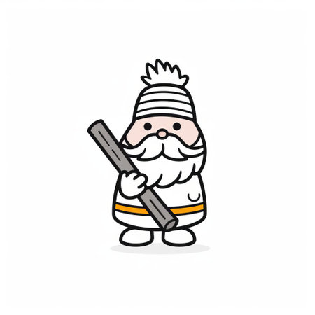 a coloring page for kids with a lineal icon of a didgeridoo drawing a line on a white background. this vector illustration, created by flaticon and dribbble, showcases a crisp and pixel-perfect design in black and white. the minimalistic and simplistic design, in a kids cartoon style, makes it perfect for coloring and creative fun. ai generatedの素材