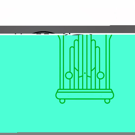 a coloring page for kids showcasing a lineal icon of an organ drawing a line on a white background. this vector illustration by flaticon and dribbble, behance hd, adobe xd, sketch, ux, ui, ux/ui, features a crisp and pixel-perfect design in black and white. the minimalistic and simplistic design is presented in a kids cartoon style, making it perfect for young children. ai generatedの素材