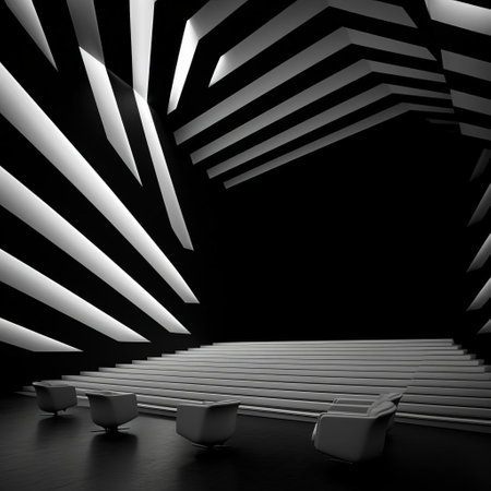 "minimalist theater designs: unique black and white concepts"

explore the world of minimalist theater designs, showcasing the striking contrast of pure black and white. these innovative concepts focus on simplicity and functionality, creating a visually captivating experience. perfect for modern productions seeking a bold, timeless aesthetic. ai generatedの素材