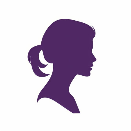 the violet silhouette vector is a flat, simple identification symbol on a white background. this minimalistic clipart is available in png and svg formats, making it versatile for various design projects. the sleek design and vibrant color make it a standout element for any creative endeavor. ai generatedの素材