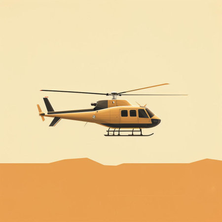 gold background helicopter in the style of annibale carracci, cinquecento design by alessandro gottardo. colorized in light white and orange hues for ad posters. clean and simple design reminiscent of classical art. ai generatedの素材