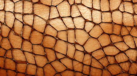 explore the intricate details of this woven fabric background, featuring a distinctive crackled texture and mesh pattern. a perfect choice for designers seeking a unique, textured element in their designs. ai generatedの素材