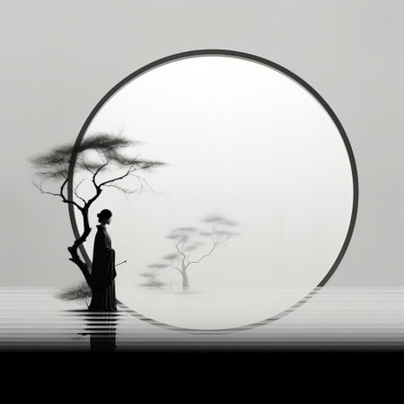 explore our minimalist chinese art, showcasing pure black and white designs. these pieces embody simplicity and elegance, perfect for adding a touch of eastern aesthetics to your space. ai generatedの素材