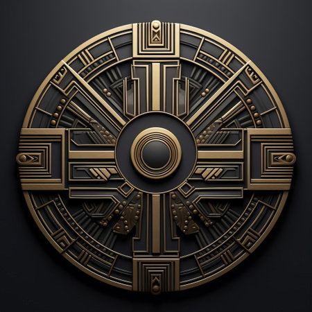 explore our minimalist bronze age art designs, showcasing pure black and white geometric motifs. perfect for those who appreciate the historical and the modern. ai generatedの素材