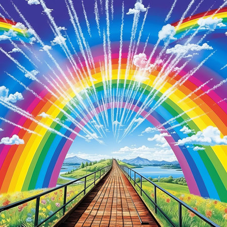 "explore this colorful drawing, where quantum wavetracing meets dark silver and red tones. bold graphic lines and varied textures create an iconic album cover aesthetic, reminiscent of storm thorgerson's work. notice the wandering eye design, a nod to george condo's psychedelic waves.", ai generatedの素材