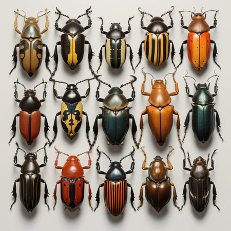 marvel at the intricate details of majestic stag beetles rendered in stunning 3d, featuring a transparent background for seamless compositing into your projects. ai generatedの素材