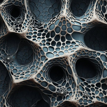 inspired by the intricate workings of nature, this distributed systems background captures the essence of biomimicry with delicate lace patterns and vibrant hues. ai generatedの素材