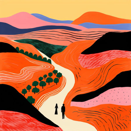 a captivating illustration by jean jullien showcasing a graceful female figure in the vibrant and expressive style of fauvism. the artwork features bold colors, exaggerated forms, and expressive brushstrokes, capturing the essence of this artistic movement. ai generatedの素材