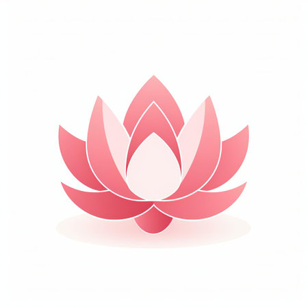 a graceful lotus flower emerges from the water's surface, adorned with delicate veins and a soft, velvety texture. a single crimson rose rests beside it, creating a harmonious balance of colors and textures against the pristine white background. ai generatedの素材