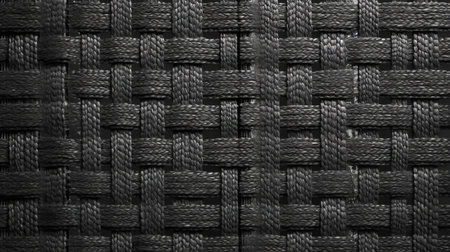 ribbed fabric features a detailed woven texture background with a mesh pattern, showcasing a subtle yet intricate design, perfect for textile, fashion, or interior design projects, highlighting the beauty of woven materials and mesh fabrics in high-resolution detail. ai generatedの素材