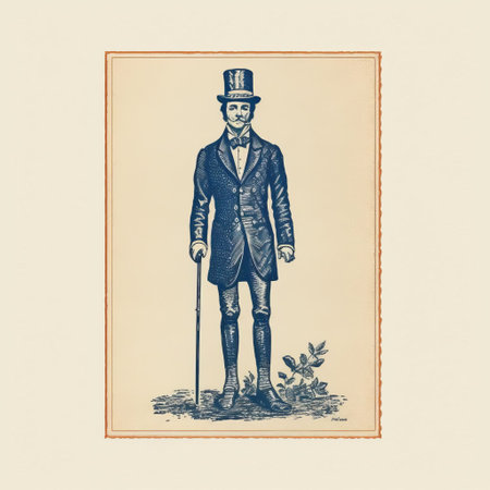 the stamp, isolated on a white background, showcases a full-body engraving in vibrant colors, evoking a vintage aesthetic, perfect for collectors and enthusiasts of philately, with its intricate lines and classic design, reminiscent of a bygone era, ideal for digital art, graphic design, and nostalgic decor. ai generatedの素材