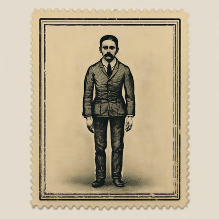 this isolated print stamp features a full-body illustration on a white background, showcasing a stunning example of color line engraving, reminiscent of vintage designs, perfect for art enthusiasts and collectors of antique prints, offering a unique blend of classic style and modern appeal. ai generatedの素材