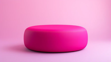the magenta pillow, set against a moody rainy background, adds a pop of vibrant color to this stunning mockup, perfect for showcasing home decor, interior design, and lifestyle products, evoking feelings of coziness and relaxation on a gloomy day. ai generatedの素材