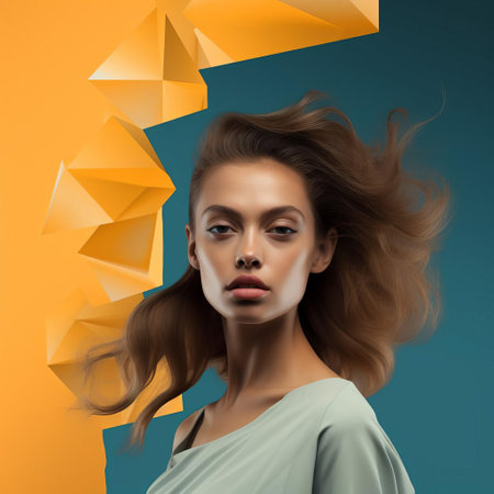 the topaz background, featuring a serene and calming atmosphere, showcases a mesmerizing blend of warm, golden hues and soft, creamy tones, evoking feelings of relaxation and tranquility, perfect for designs requiring a touch of elegance and sophistication. ai generatedの素材