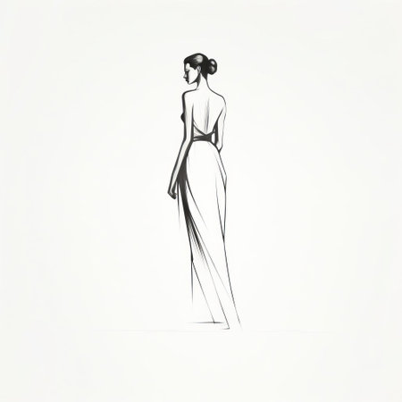 the sokoke cat, a rare and exotic breed, is beautifully showcased in this stunning hand-drawn portrait, featuring clean black lines and a striking profile view, set against a crisp white background, highlighting its unique features and captivating gaze, perfect for feline enthusiasts and cat lovers alike. ai generatedの素材