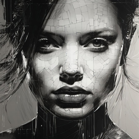 the glossy magazine cover features a mesmerizing visual effect, with bad photocopy lines scattered across its surface, giving it a retro aesthetic, reminiscent of 80s and 90s diy zine culture, perfect for designers and artists seeking a nostalgic, distressed look. ai generatedの素材