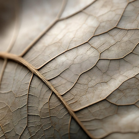 the sage leaf, with its delicate organic contours, is showcased in stunning detail in this ultra-high-definition image, reminiscent of a national geographic photo, evoking a sense of environmentalism and tactile connection to nature's beauty. ai generatedの素材