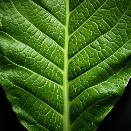 the primrose leaf, with its delicate organic contours, is showcased in stunning detail in this ultra-high-definition image, evoking a sense of tactile connection to nature, perfect for national geographic-style photography enthusiasts and environmentalists alike, celebrating the beauty of the natural world. ai generatedの素材