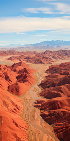 the majestic mountain range stretches as far as the eye can see, showcasing its rugged beauty in this breathtaking real photo, capturing the grandeur of nature's landscape, with rolling hills, snow-capped peaks, and serene valleys, perfect for outdoor enthusiasts and nature lovers alike. ai generatedの素材
