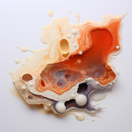 the minimalist resin design illustration stands out against a clean white background, showcasing a sleek and modern aesthetic that exudes simplicity and sophistication, perfect for those who appreciate understated elegance in home decor and art pieces. ai generatedの素材