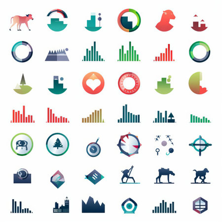 stocks silhouette, a vector flat simple identification symbol, stands out against a clean white background, offering a minimalistic and versatile clipart design available in png and svg formats, perfect for financial, business, and economic themed projects. ai generatedの素材