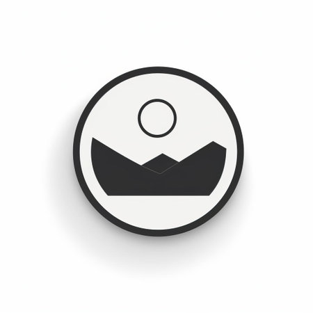 the paper icon, depicted in a striking silhouette with a bold black outline and stroke, embodies simplicity in its flat style illustration, set against a crisp white background, showcasing a clean and modern 2d design aesthetic in monochrome color. ai generatedの素材